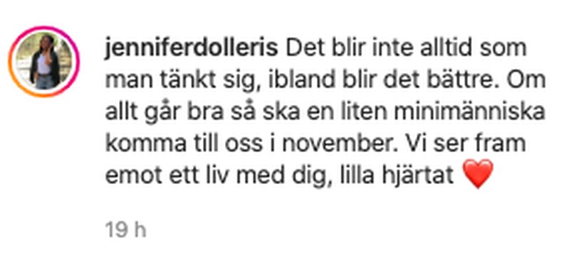 Bildkälla: Instagram/jenniferdolleris Bildkälla: Instagram/jenniferdolleris